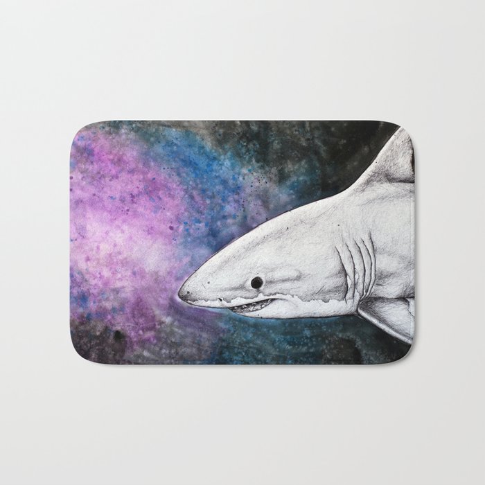 Galaxy Shark Bath Mat