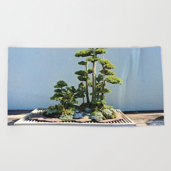 Forest Island Beach Towel