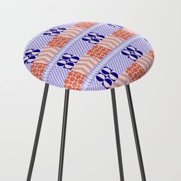 Dancing with Mondrian Counter Stool