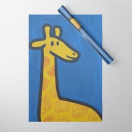 Cartoon Giraffe Wrapping Paper