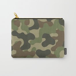 Vintage Camouflage Carry-All Pouch