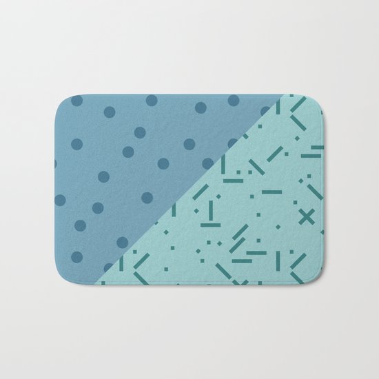 Geometry Blocks 9 Bath Mat