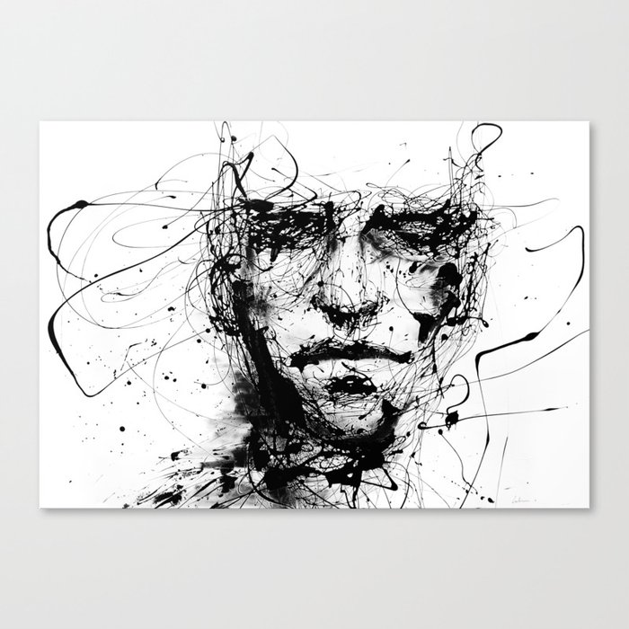 lines hold the memories Canvas Print