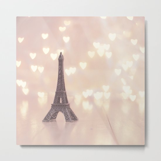 Left my heart in paris Metal Print