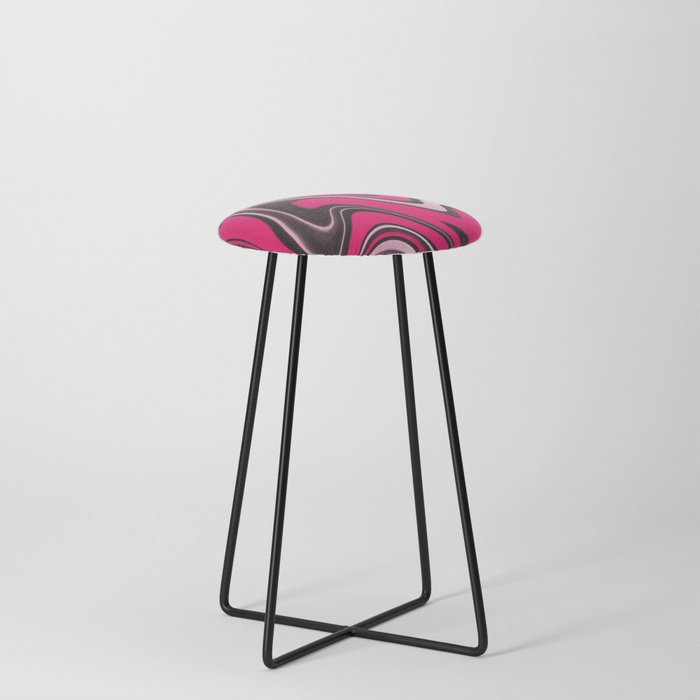 Blanketed Counter Stool
