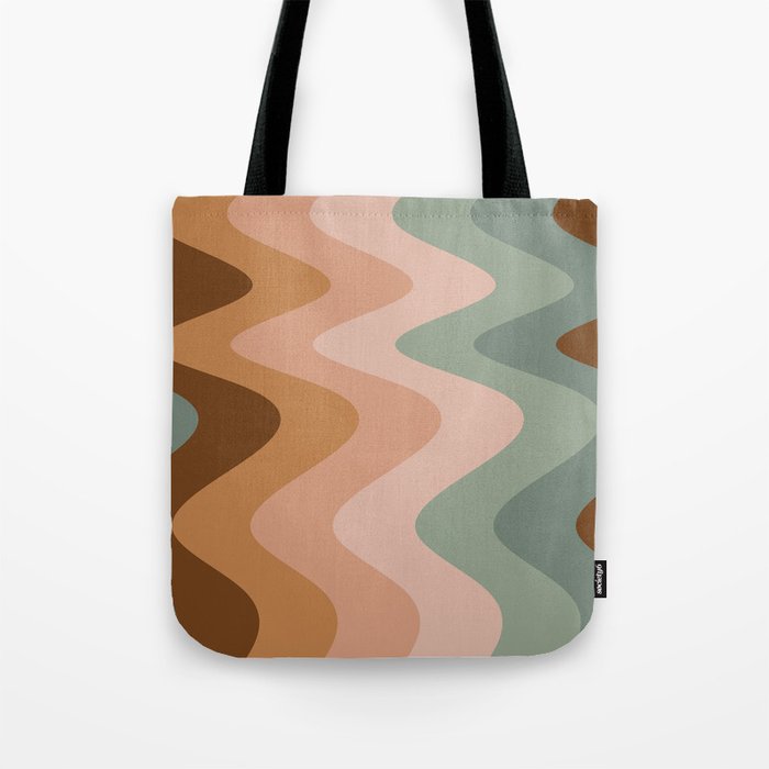 Abstraction_NEW_VIBE_RIVER_WAVE_OCEAN_LOVE_POP_ART_0116R Tote Bag