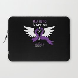 Hero Angel End Alzheimer Alzheimer's Awareness Laptop Sleeve