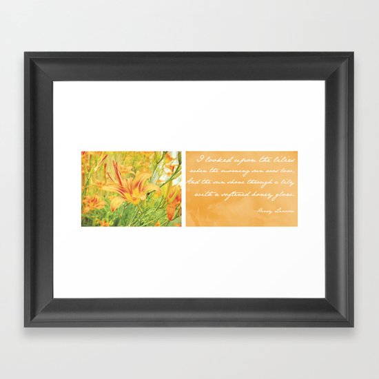 Lily Field Framed Art Print