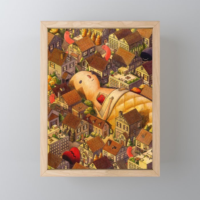 Neighborhood Framed Mini Art Print