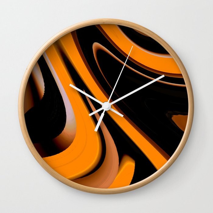 Orange Marmalade Wall Clock