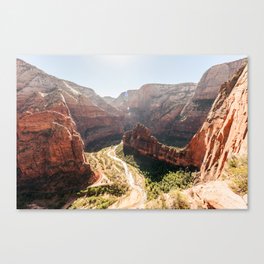 From the Mountains, Up Angel's Landing (Zion National Park, Utah) Canvas Print
