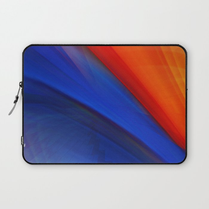 Bright orange and blue Laptop Sleeve