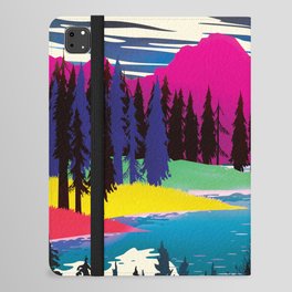 Colorful Sound of the Forest iPad Folio Case