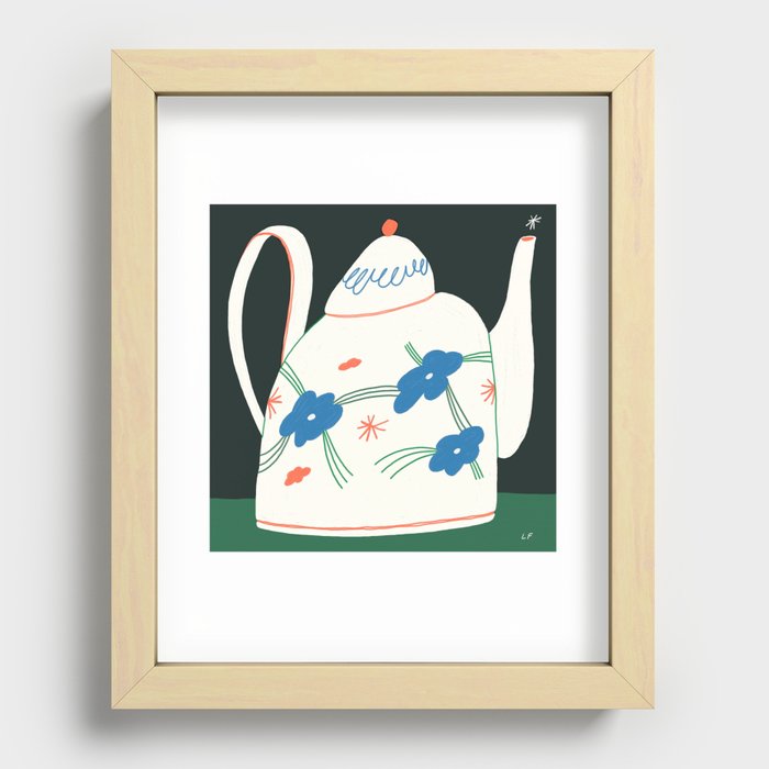 Teapot Recessed Framed Print