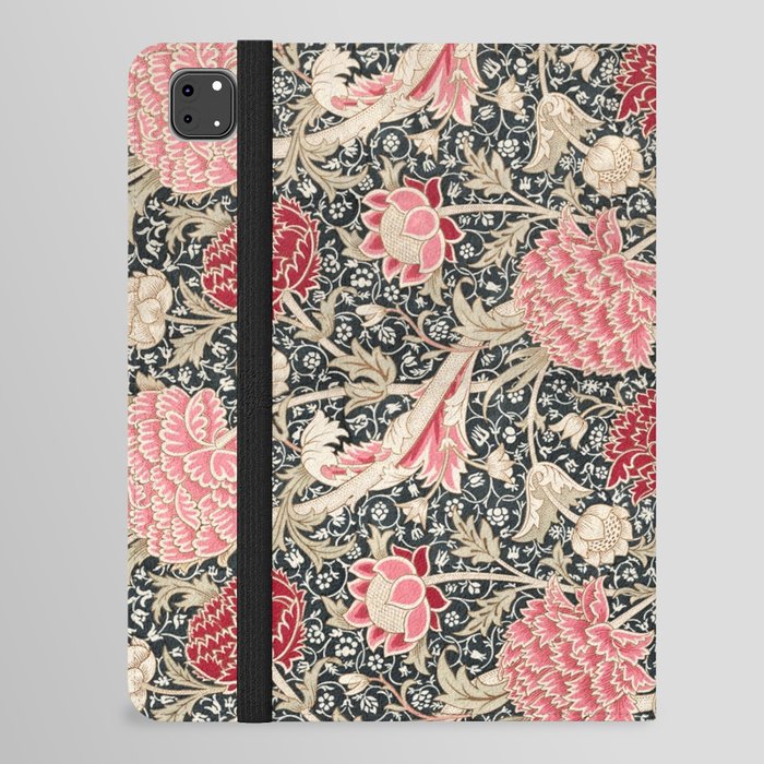 Vintage William Morris Cray Pink Floral iPad Folio Case