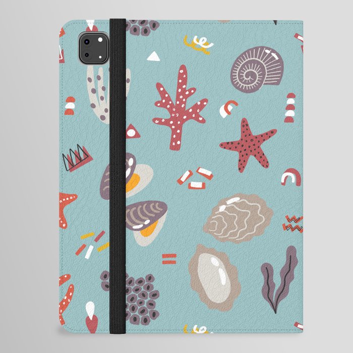 Sea Shells and Coral iPad Folio Case