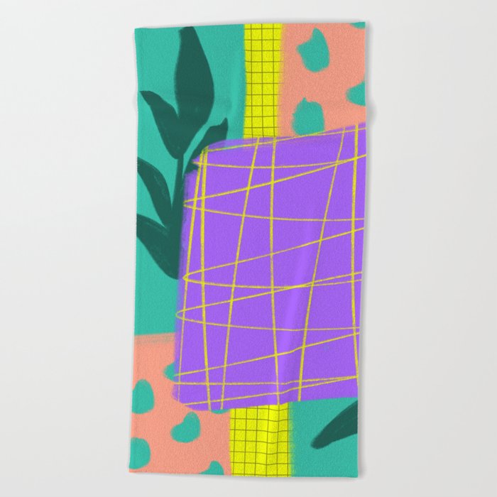 Abstract pattern 1 Beach Towel