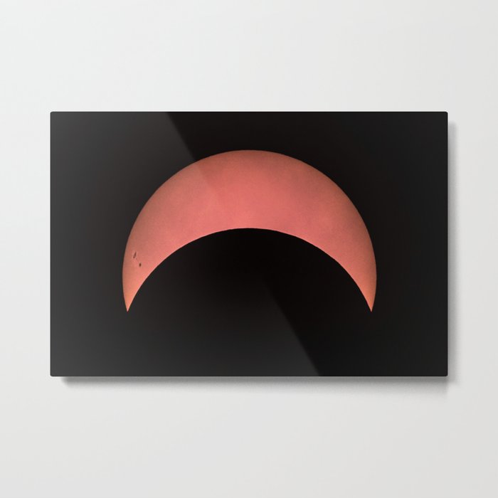 Partial Solar Eclipse Metal Print