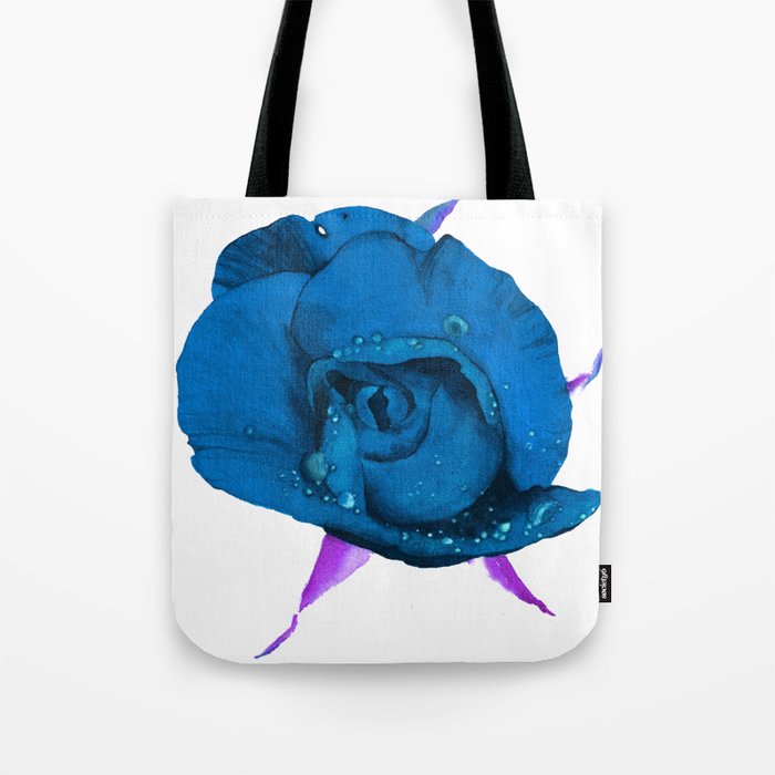 Deep blue rose Tote Bag