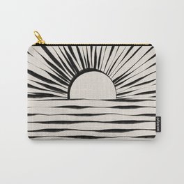 Minimal Sunrise / Sunset Carry-All Pouch