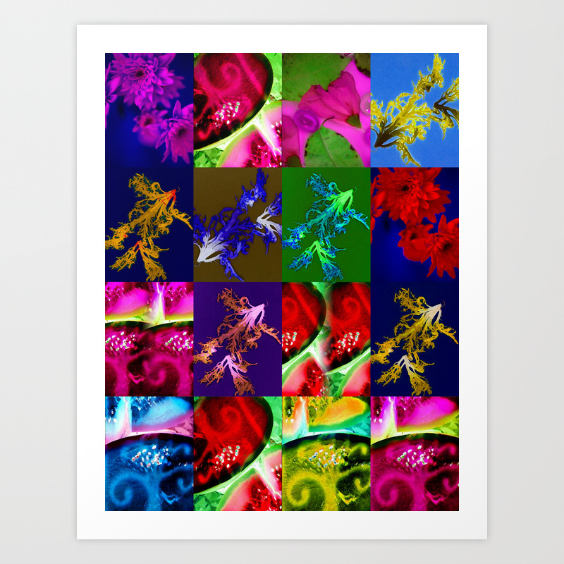 Abstract Foods Art Print By Squirt Society6