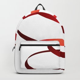 Red Swirl Backpack