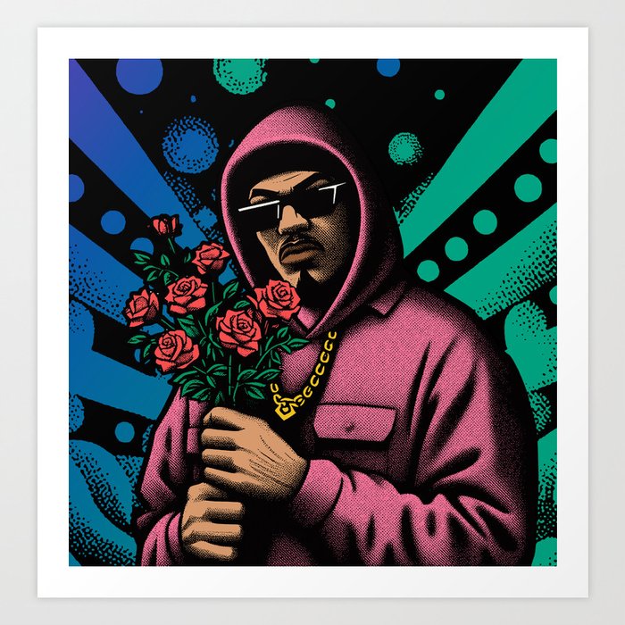 Smell The Roses Art Print