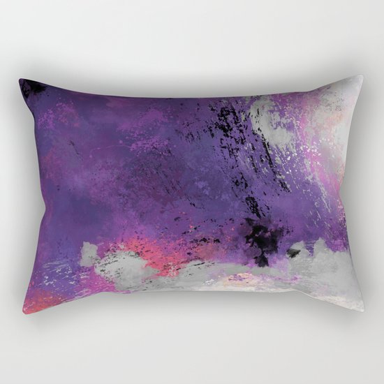 Purple Rain Rectangular Pillow