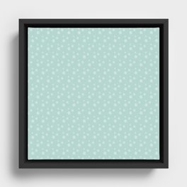 Playful Kids Pattern Framed Canvas