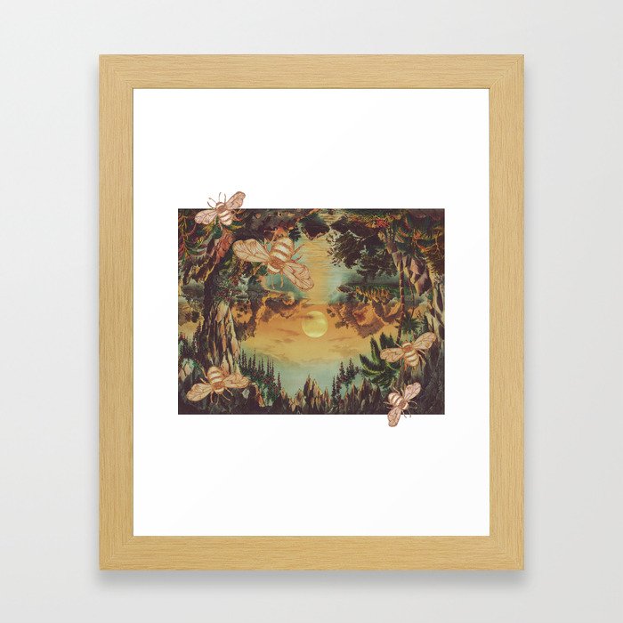 Lands only found in Dreams Framed Art Print