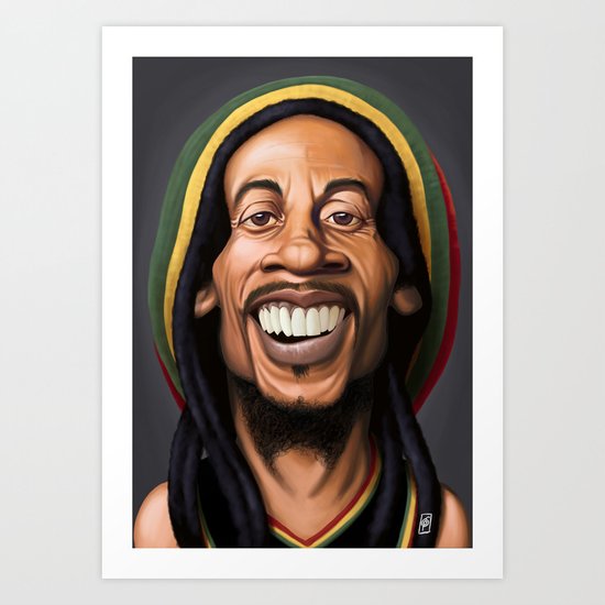 Celebrity Sunday - Robert Nesta Marley Art Print