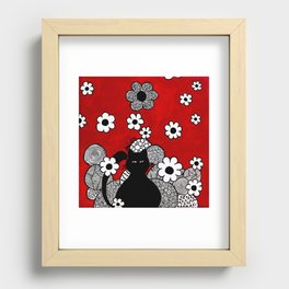 It's Snow Time Recessed Framed Print