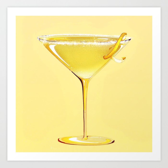 LEMON DROP Art Print