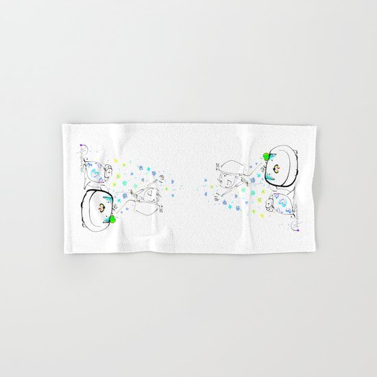 raining flowers Hand & Bath Towel