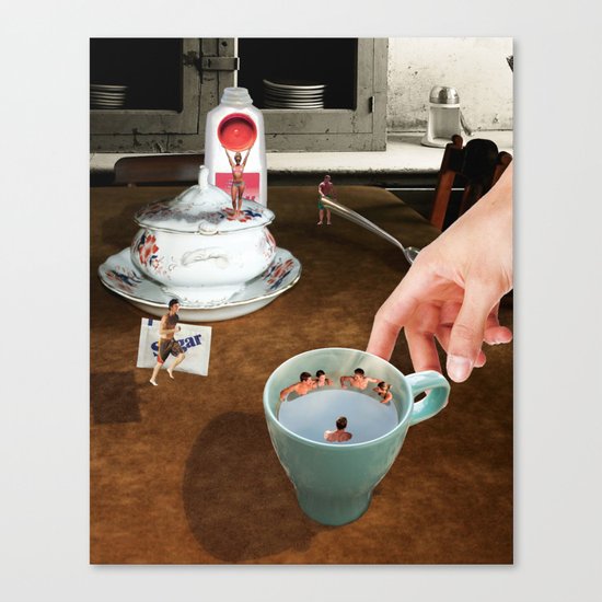 Coffee Party Canvas Print