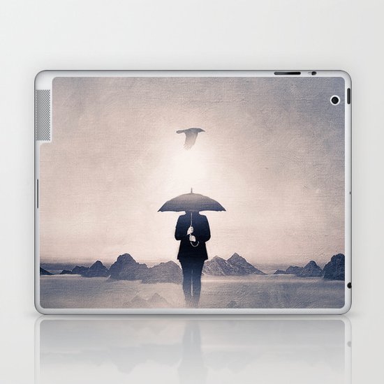 Waiting for the rain (colour option) Laptop & iPad Skin