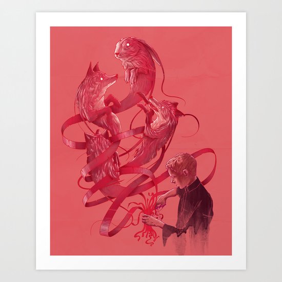Cutting to the Chase Art Print