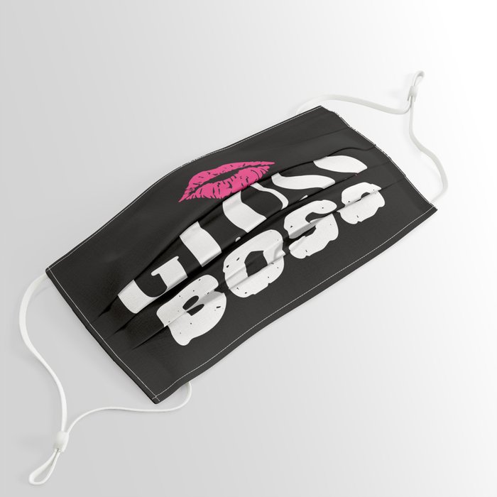 Gloss Boss Pretty Beauty Slogan Face Mask