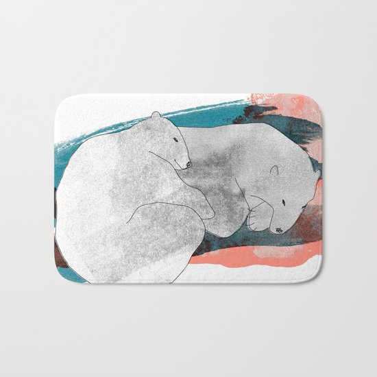 polar bears Bath Mat