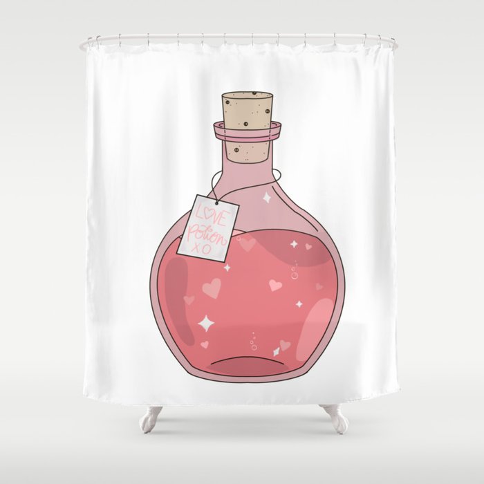 Love Potion Shower Curtain