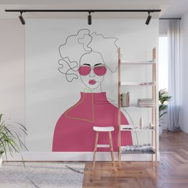 Style The Pink Wall Mural