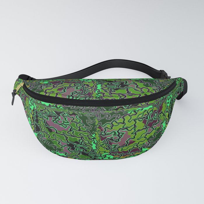 Pops of Lime Camo Fanny Pack