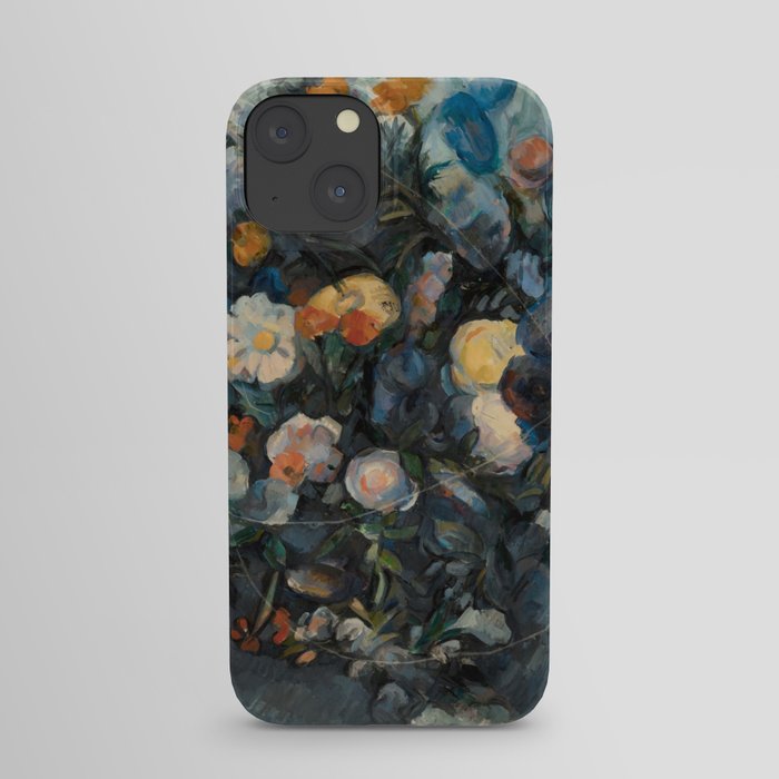 Paul Cezanne "Bouquet of flowers after Delacroix" iPhone Case