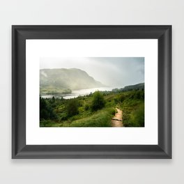 Scottish Highlands Landscape Panorama Framed Art Print