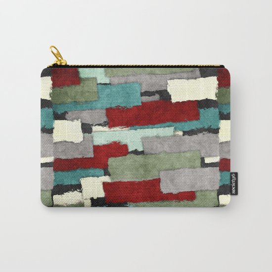 Colorful Patches Abstract Carry-All Pouch