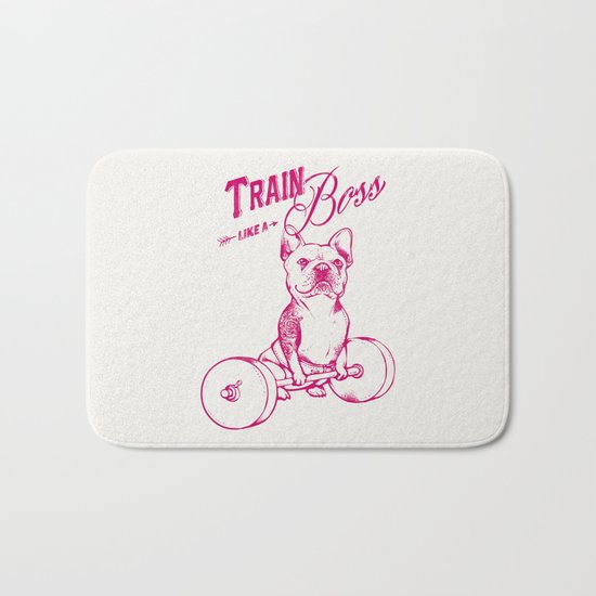 Train Like A Boss Bath Mat