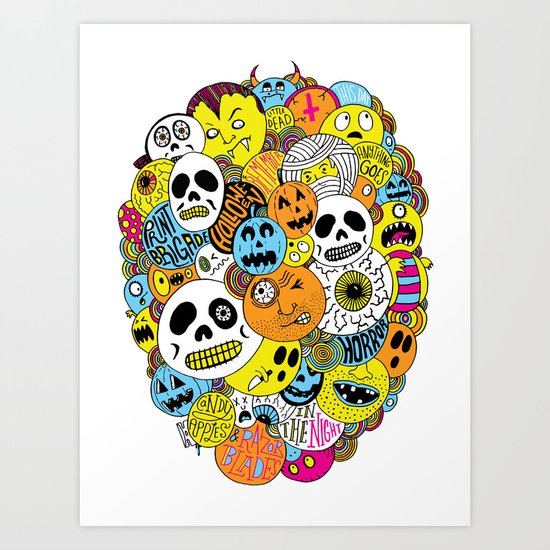 Halloween Print Art Print