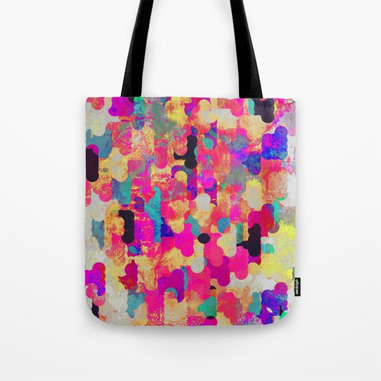 Neon Tambourine Tote Bag