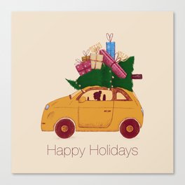 Happy Holidays - Christmas & Hanuka Canvas Print