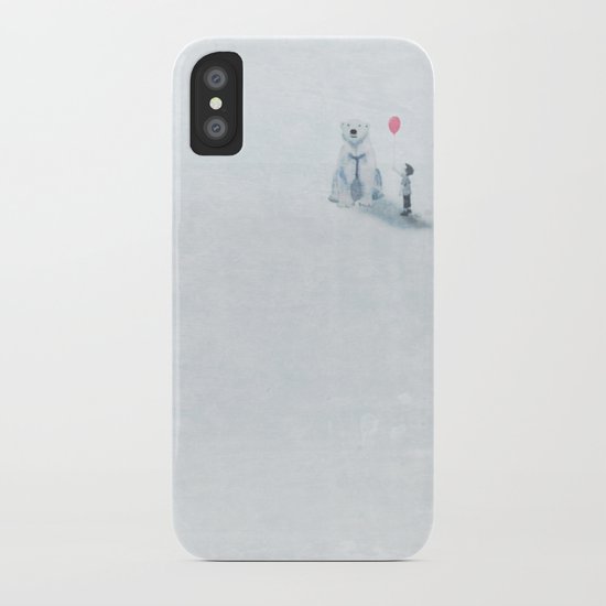 The boy and the bear iPhone Case